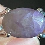 Amethyst Purple S925 silver ring size 8 Photo 6