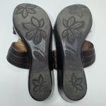 Born Shoes Born 'Kimi'Brown Leather Wedge Sandals Size 8M  Photo 6
