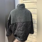 Universal Threads NWT Universal Thread Charcoal Black Sherpa Quilted Jacket Size 1X Photo 2