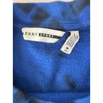 DKNY  Sport Tie Dye Sweatshirt Pullover Crew Neck Blue Black‎ Size M Photo 2