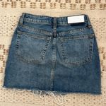 RE/DONE  90s Denim Vintage Mini Skirt Photo 1