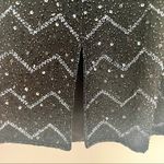 JKARA New York Beaded Sequin dress size 14 black and Silver Photo 4
