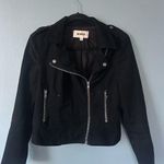 BB Dakota Black Leather Motorcycle Jacket Photo 0