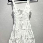 Lulu’s Fairy Your Sunny Day White Tiered Smocked Mini Dress Coquette Cottage S Photo 8