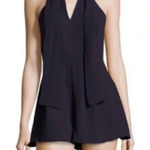 C/MEO COLLECTIVE  Love Burns Playsuit Black Romper Size‎ M Photo 0