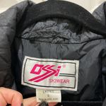 Vintage Ossi Black Skiwear Pullover Hooded Ski Jacket Photo 1