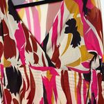 BCBGMAXAZRIA ‎ Retro Babydoll Bell Sleeve Blouse Pink Size XL Business Casual Y2K Photo 7