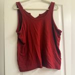 Torrid Red Dream Fleece Plush Notch Front Sleeveless Lounge Sleep Tank - size 1 Photo 2