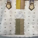 MCM  Princess Lion White Shoulder Tote Photo 1