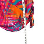 Cosel Draped Mini Dress Womens US 10 Pink Multicolor Tropical Retro Mod Colorful Photo 9