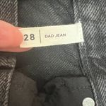 PacSun NEW Dad Jean Shorts Womens 28 Black High Rise Cut Off Button Fly Denim Photo 11