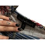 Derek Heart NWOT stripes and floral surplice jumper M Photo 3