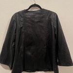 Susan Graver Black Faux Jacket Photo 1
