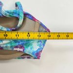 Elle NWT  1PC Swimsuit Multicolor Cubic Zirconia Floral Swimwear Size L Photo 10