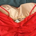 J.Crew Ruched Sweetheart One Piece Swimsuit Red Size 22 NWT Photo 4