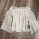 Cami NYC NWT  White Romantic Silk Lace Blouse‎ Large Long Sleeve Neutral Cameron Photo 10