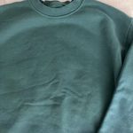 H&M teal crewneck Photo 3