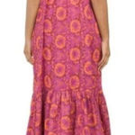 House of Harlow 1960 Jackie Boho Dress Flutter Sleeve Midi L Pink Size L Photo 1