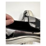 Stella McCartney Stella Mcartney Silver Faux Leather Star Platfrom Sneaker Size 8 Photo 7