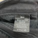 Vince Ankle Skinny Black Printed Stripe Jeans Photo 4