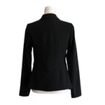 The Limited  Blazer Black Collection Black Button Front Career Jacket Size 2 Photo 4
