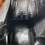 Guess Black Velvet Chelsea Booties Size 7.5 Boots Party Ankle Booties Block Heel Photo 6