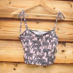 Free People NWT  X Onzie Take Me Away Tiger Print Crop Top M L Photo 2