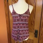 Pink republic  Boho stripes elephants tank top Photo 6