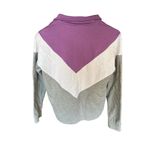 FILA Women’s Gray Purple Quarter Zip Pullover Sweater Size Large Photo 5