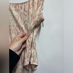 Carmen Marc Valvo NEW  Onepiece pink white snakeskin print swimsuit size 12 Photo 1