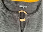 Carol Rose  black Knit Sweater wooden Ring Detail Women's XL Pullover Photo 4
