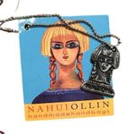 Nahui Ollin Colorful Woven Wristlet Clutch Red Photo 4