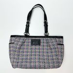 Coach Gallery Multicolored Herringbone Tweed Tote Bag Photo 0