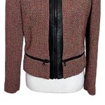Sandro Paris Womens Violaine Tweed Jacket FR38 US Medium Career Sparkle Full Zip Photo 3