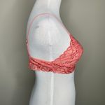 NWT Coral Sheer Mesh Stretch Bralette Sz Large Orange Photo 3