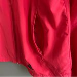 Adidas  Windbreaker Jacket Hot Pink Red Athletic Coat Size Large Photo 4