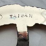 Vintage Metallic Gold Scarf Slide Shirt Tie Bar Belt Buckle Photo 7