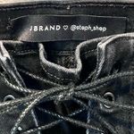 J Brand x Steph_Shep 25” Black Vendetta High Rise Lace Up Skinny Jeans Photo 7