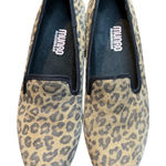 Munro Shoes Women Size 8N Brown Suede Leopard Print Loafer Flats Slip On Comfort Photo 0