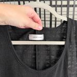 ANINE BING  black linen tank top Photo 1