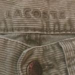 Lacoste VENDOR ITEM : FINAL PRICE Ladies Beige / Gray Corduroy Pants Photo 3