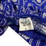 Paper Heart  Dress Medium Blue Maxi Linen blend Coastal Beach Sicily Strapless Photo 4