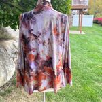 Essentials by Milano Waterfall Tunic Cardigan Purple Size M Photo 6