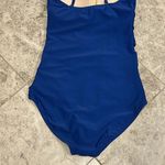 Cabana Life Blue Ruched One Piece Swimsuit Photo 6