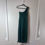 Lulus Glamorous Glitz Shiny Teal Green One Photo 5