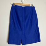 J.Crew  Bright Royal Blue Pencil Skirt in Double-Serge Wool Photo 5