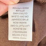 Chris McLaughlin Mixed Geometric Print Handkerchief Hem Midi Dress – Size 14💛 Brown Photo 8