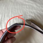 Vintage Western Leather Belt Embroidered Floral Scroll Buckle Brown Silver L Size L Photo 6