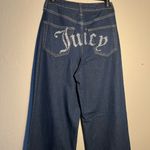 Juicy Couture Blue Wide Leg Jeans NWT Stone Rinse SZ 7/28 Lunita Y2K Pants Photo 9