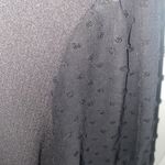 CeCe Women's Short Puff-Sleeve Mixed Media Knit Top Black Size M Photo 1